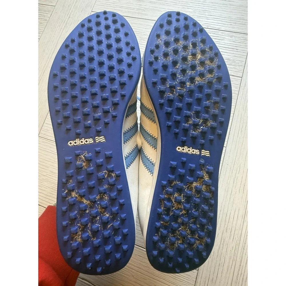 Women's  Adidas  Golf Shoes EVG 791003 Blue And‎ White Size 6.5 Spikeless